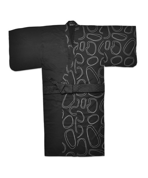 MinoriTY（マイノリティ）の「4点セット柄浴衣 ワンタッチ（浴衣・メンズ・ブラック/ブラック系その他・M/L）」の16枚目の写真