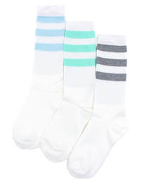 WEGO | WEGO/3Pラインクルーソックス(ソックス/靴下)