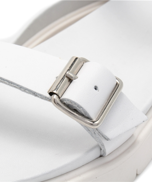 ROSE BUD(ローズバッド)の「E1 SANDALLO ANKLE STRAP SANDAL(サンダル・レディース・ホワイト/ブラック・35/36/37/38)」の5枚目の写真