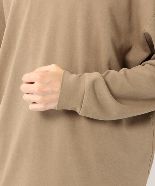 Steven Alan（スティーブンアラン）の「＜Steven Alan＞SMOOTH LOOSE TURTLE NECK LONG SLEEVE-BOWL/カットソー（Tシャツ/カットソー・メンズ・ベージュ/ホワイト・SMALL/MEDIUM/LARGE/X-LARGE）」の12枚目の写真