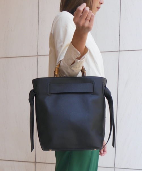 バンブーハンドルリボントートバッグ トートバッグ Solpresa ソルプレーサ のファッション通販 Zozotown