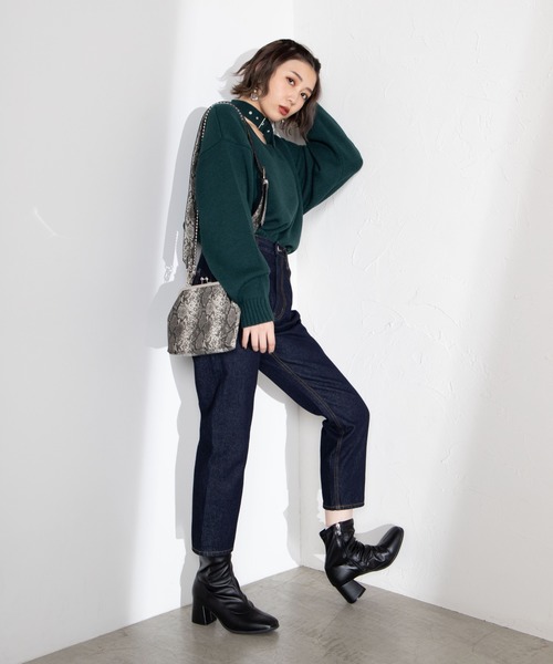 WEGO（ウィゴー）の「WEGO/ボールチェーン付きがま口ショルダーバッグ（ショルダーバッグ・レディース・ブラック/その他1・FREE）」の14枚目の写真