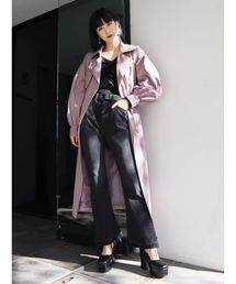 EMODA | バルキースリーブトレンチコート(トレンチコート)