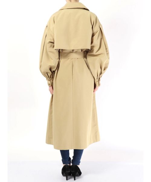 EMODA（エモダ）の「バルキースリーブトレンチコート（トレンチコート・レディース・パープル/ブラウン/ベージュ・FREE）」の9枚目の写真