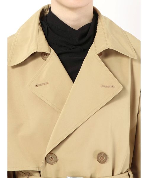 EMODA（エモダ）の「バルキースリーブトレンチコート（トレンチコート・レディース・パープル/ブラウン/ベージュ・FREE）」の8枚目の写真