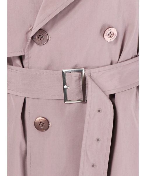 EMODA（エモダ）の「バルキースリーブトレンチコート（トレンチコート・レディース・パープル/ブラウン/ベージュ・FREE）」の4枚目の写真