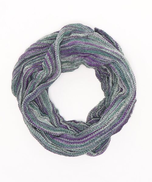 チャイハネ(チャイハネ)の「【チャイハネ】マジカルスヌード(ネックウォーマー/スヌード・レディース・ホワイト/パープル/ブラウン/オレンジ/ブルー/ターコイズブルー/ピンク/ブラック/スカイブルー/レインボー/グリーン系その他/レッド系その他・FREE)」の8枚目の写真