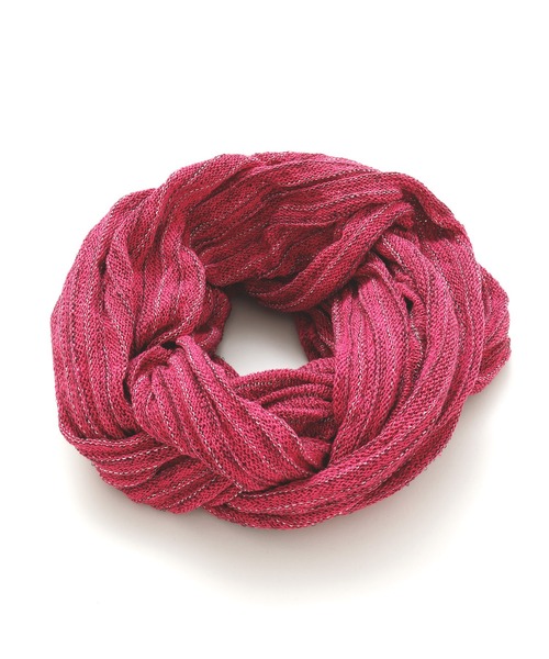 チャイハネ(チャイハネ)の「【チャイハネ】マジカルスヌード(ネックウォーマー/スヌード・レディース・ホワイト/パープル/ブラウン/オレンジ/ブルー/ターコイズブルー/ピンク/ブラック/スカイブルー/レインボー/グリーン系その他/レッド系その他・FREE)」の9枚目の写真