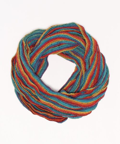 チャイハネ(チャイハネ)の「【チャイハネ】マジカルスヌード(ネックウォーマー/スヌード・レディース・ホワイト/パープル/ブラウン/オレンジ/ブルー/ターコイズブルー/ピンク/ブラック/スカイブルー/レインボー/グリーン系その他/レッド系その他・FREE)」の19枚目の写真