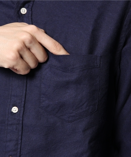 CIAOPANIC（チャオパニック）の「【Ciaopanic】スエードツイルシャツLS（シャツ/ブラウス・メンズ・ネイビー/グリーン/ホワイト/ライトグレー/ブルー/ワインレッド・MEDIUM/SMALL/LARGE）」の15枚目の写真