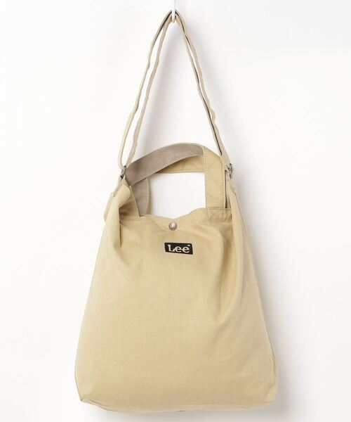 Lee（リー）の「Lee（リー）ブランドロゴプリント・刺繍キャンバストートショルダーバッグ メンズ レディース/2way/ビッグトートバッグ（トートバッグ・メンズ・カーキ/ライトブルー/インディゴブルー/ブラウン/オフホワイト/ベージュ/ブラック/ホワイト/ブラック系その他/ブルー系その他/ホワイト系その他・FREE）」の7枚目の写真