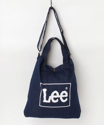 Lee(リー)ブランドロゴプリント・刺繍キャンバストートショルダーバッグ メンズ レディース/2way/ビッグトートバッグ