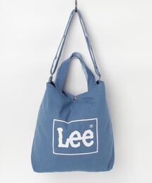 Lee(リー)ブランドロゴプリント・刺繍キャンバストートショルダーバッグ メンズ レディース/2way/ビッグトートバッグ