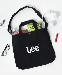 Lee(リー)ブランドロゴプリント・刺繍キャンバストートショルダーバッグ メンズ レディース/2way/ビッグトートバッグ