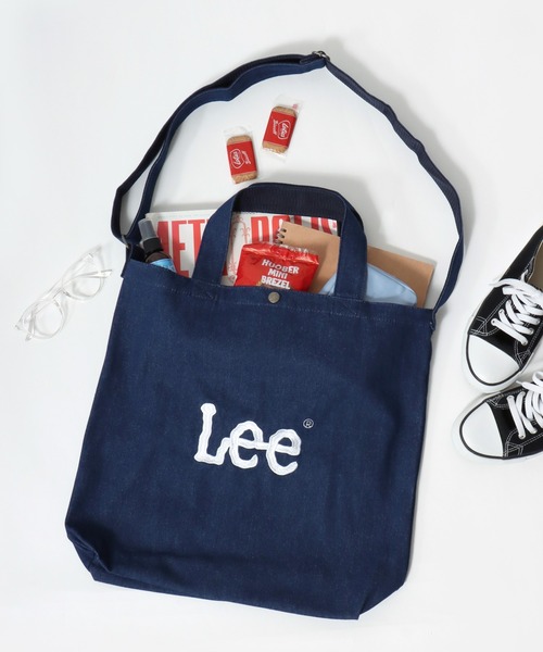 Lee（リー）ブランドロゴプリント・刺繍キャンバストート