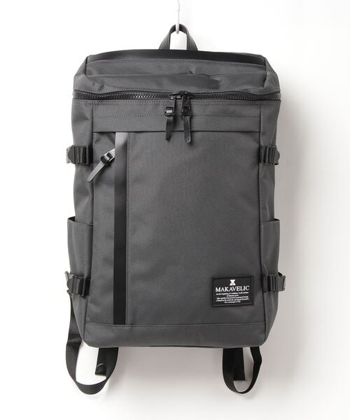 MAKAVELIC(マキャベリック)の「『MAKAVELIC』 CHASE RECTANGLE DAYPACK(バックパック/リュック・レディース・ダークグレー/ブラック/ダークネイビー・FREE)」の3枚目の写真