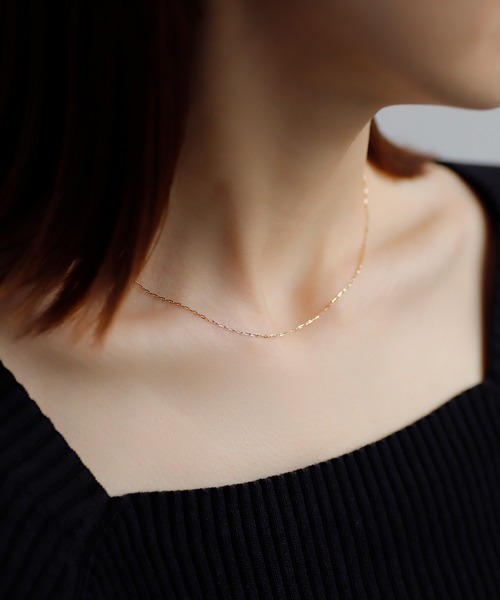 チェーンネックレス[ラディアント:37cm]（ネックレス）｜SIENA ROSE