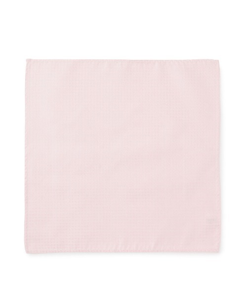 JUNRED（ジュンレッド）の「シャドー千鳥チーフ（ハンカチ/ハンドタオル・メンズ・ホワイト/サックスブルー/ピンク/シルバー・FREE）」の8枚目の写真