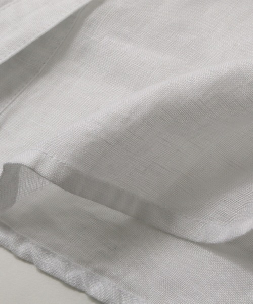 ubasoku(ウバソク)の「ubasoku / ウバソク 襟 カウス フリル ブラウス リネン ub-0013 BNT(シャツ/ブラウス・レディース・ホワイト/ブラック/ブラウン/グレー/カーキ/その他1/その他2/キナリ・FREE)」の9枚目の写真