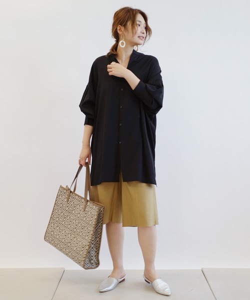 DouDou（ドゥドゥ）の「麻ハーフパンツ（その他パンツ・レディース・ベージュ/マスタード・38/36）」の6枚目の写真