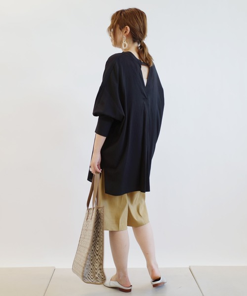 DouDou（ドゥドゥ）の「麻ハーフパンツ（その他パンツ・レディース・ベージュ/マスタード・38/36）」の8枚目の写真