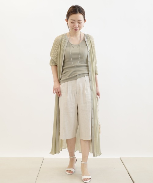 DouDou（ドゥドゥ）の「麻ハーフパンツ（その他パンツ・レディース・ベージュ/マスタード・38/36）」の13枚目の写真