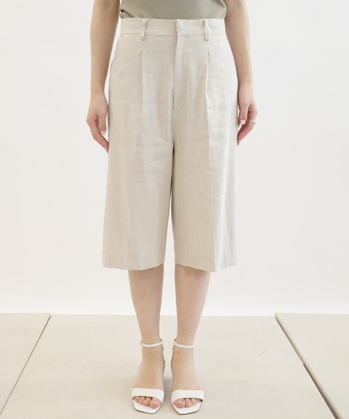 DouDou（ドゥドゥ）の「麻ハーフパンツ（その他パンツ・レディース・ベージュ/マスタード・38/36）」の17枚目の写真