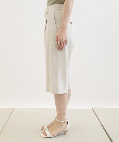 DouDou（ドゥドゥ）の「麻ハーフパンツ（その他パンツ・レディース・ベージュ/マスタード・38/36）」の18枚目の写真
