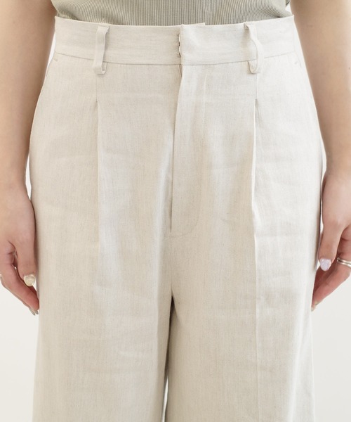 DouDou（ドゥドゥ）の「麻ハーフパンツ（その他パンツ・レディース・ベージュ/マスタード・38/36）」の21枚目の写真