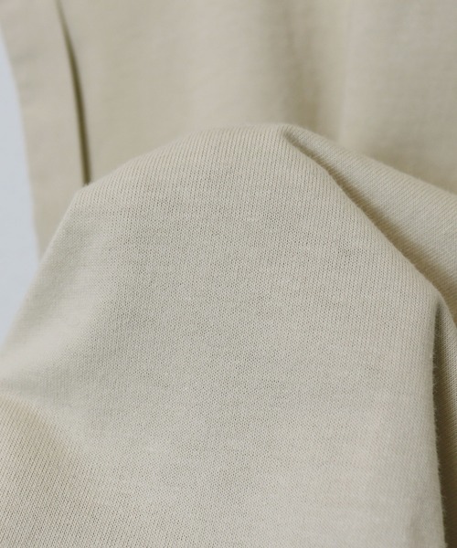 andme(アンドミー)の「WHATEVERエンブロイダリーロゴフレンチスリーブTシャツ(Tシャツ/カットソー・レディース・オフホワイト/ベージュ/ブラウン系その他/ブラック/ミント/パープル・F(M))」の18枚目の写真