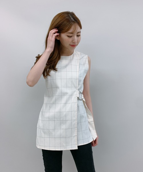 MILLION CARATS(ミリオンカラッツ)の「ウインドペンチュニック(シャツ/ブラウス・レディース・ベージュ/グレー/オフホワイト・FREE)」の2枚目の写真