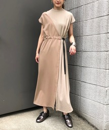 【&g'aime】レイヤードロングワンピース