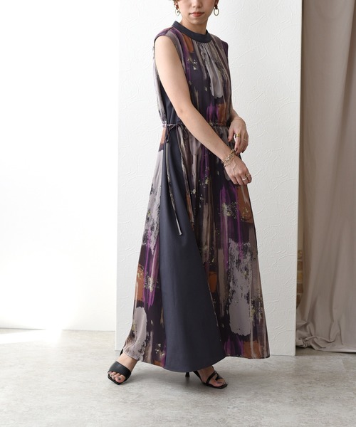 Eimee Law（エイミーロウ）の「oil paint スリーブレスOP（ワンピース  