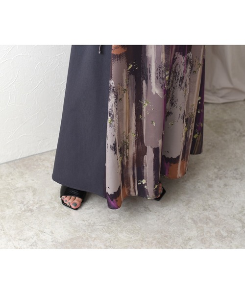 Eimee Law（エイミーロウ）の「oil paint スリーブレスOP（ワンピース