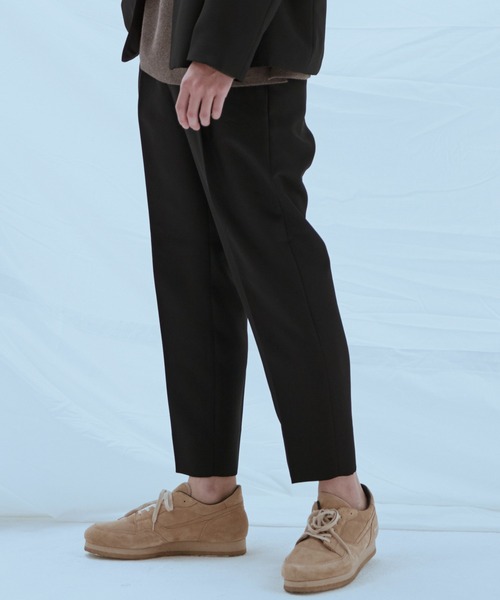 WYM LIDNM(ウィム バイ リドム)の「RELAX WOOL LIKE PE SET-UP/セットアップ(セットアップ・メンズ・ブラック/ベージュ/ブルー系その他/チェック・S/M/L)」の6枚目の写真