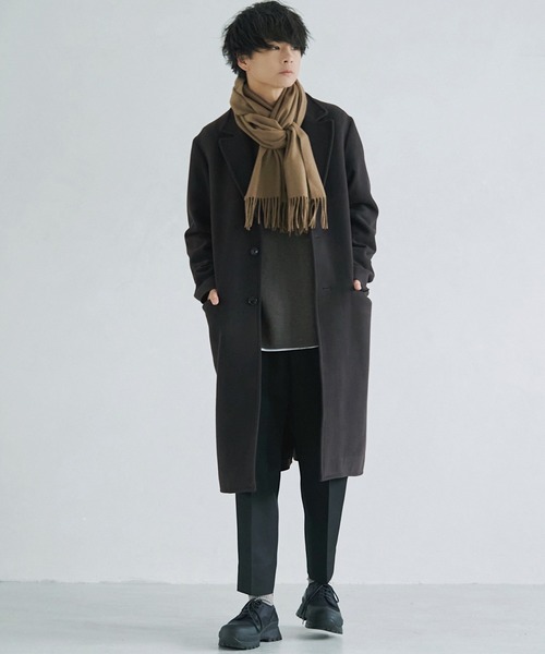 WYM LIDNM(ウィム バイ リドム)の「RELAX WOOL LIKE PE SET-UP/セットアップ(セットアップ・メンズ・ブラック/ベージュ/ブルー系その他/チェック・S/M/L)」の18枚目の写真