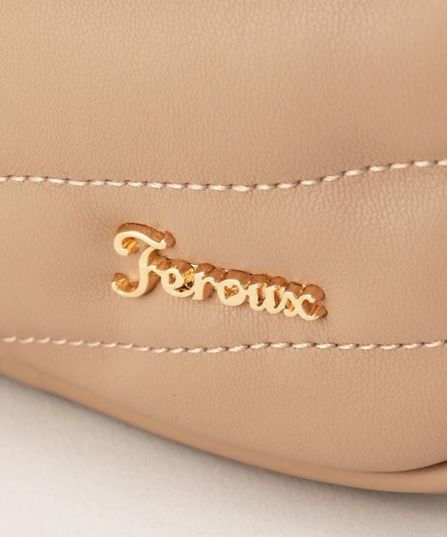 Feroux（フェルゥ）の「【2WAY】キルティングショルダー バッグ（ショルダーバッグ・レディース・ベージュ系/ワイン系・2）」の9枚目の写真