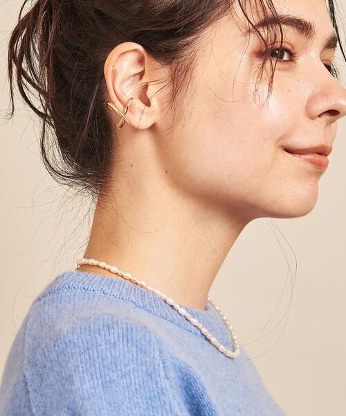 BEAUTY&YOUTH UNITED ARROWS（ビューティーアンドユースユナイテッドアローズ）の「BY 淡水パール ショートネックレス（ネックレス・レディース・オフホワイト・FREE）」の5枚目の写真