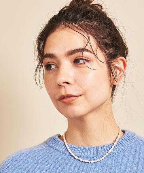 BEAUTY&YOUTH UNITED ARROWS（ビューティーアンドユースユナイテッドアローズ）の「BY 淡水パール ショートネックレス（ネックレス・レディース・オフホワイト・FREE）」の6枚目の写真