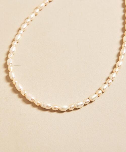 BEAUTY&YOUTH UNITED ARROWS（ビューティーアンドユースユナイテッドアローズ）の「BY 淡水パール ショートネックレス（ネックレス・レディース・オフホワイト・FREE）」の8枚目の写真