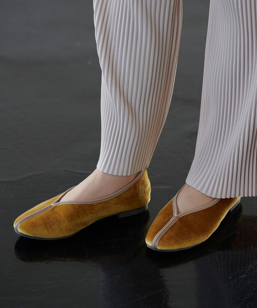 Juze（ジュゼ）の「【抗菌・保湿】チャイナシューズ（バレエシューズ・レディース・その他/マスタード/ブラウン系その他3・LL/S/M/L）」の19枚目の写真