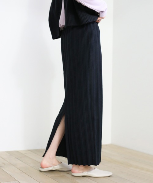 Aw バックスリットリブタイトスカート スカート Select Moca セレクトモカ のファッション通販 Zozotown