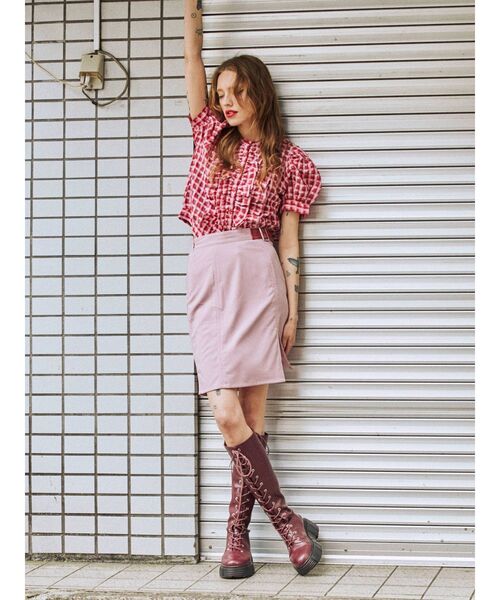 jouetie（ジュエティ）の「レースアップスニーカーソールロングブーツ（ブーツ・レディース・ボルドー/ブラック/ブラウン・M/L）」の13枚目の写真