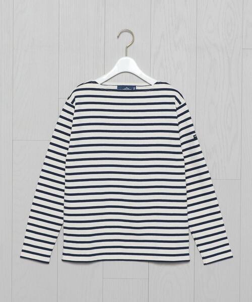 SAINT JAMES（セントジェームス）の「＜SAINT JAMES＞OUESSANT BORDER PULLOVER/カットソー（Tシャツ/カットソー・レディース・ブラック/オフホワイト/その他1・1/3）」の2枚目の写真
