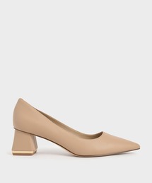 トラペーズヒールパンプス / Trapeze Heel Pumps