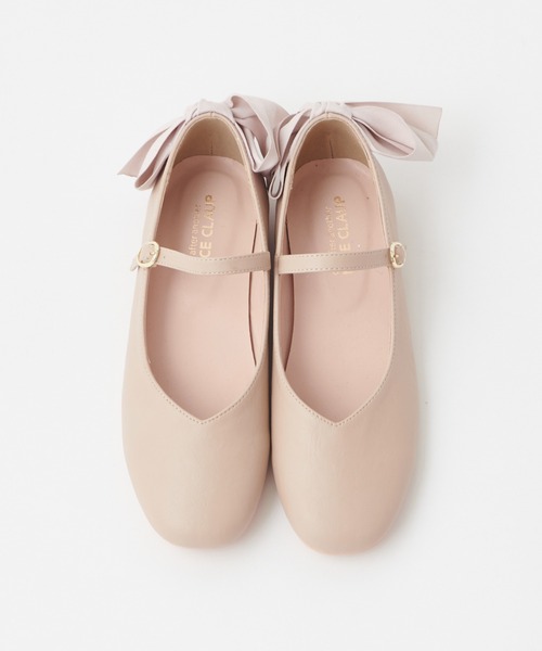 one after another NICE CLAUP(ワンアフターアナザーナイスクラップ)の「バックリボンバレエシューズ(バレエシューズ・レディース・ゴールド/シルバー/ベージュ・SMALL/LARGE/MEDIUM)」の13枚目の写真