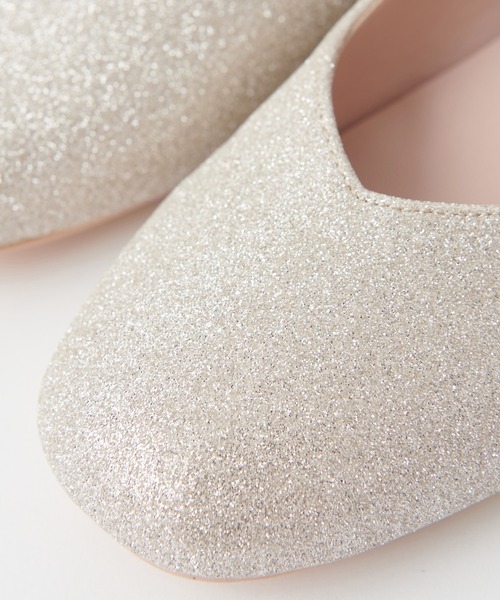 one after another NICE CLAUP(ワンアフターアナザーナイスクラップ)の「バックリボンバレエシューズ(バレエシューズ・レディース・ゴールド/シルバー/ベージュ・SMALL/LARGE/MEDIUM)」の8枚目の写真