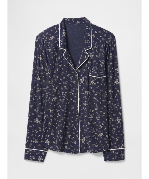 GAP(ギャップ)の「モダール トゥルースリープPJ トップス(ルームウェア/パジャマ・レディース・ブラック/グレー/ブラック系その他/グリーン/ホワイト系その他/ピンク/グレー系その他/ブラック系その他2/ライトピンク/ピンク系その他/ブルー系その他/ネイビー/ライトブルー・L/M/XS/XXS/S)」の16枚目の写真