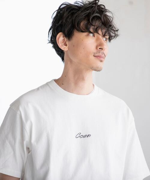 coen（コーエン）の「コーエンロゴ刺繍Tシャツ（Tシャツ/カットソー・メンズ・ブラック/ホワイト・LARGE/MEDIUM/SMALL/X-LARGE）」の12枚目の写真