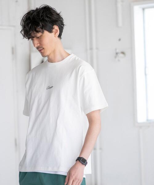 coen（コーエン）の「コーエンロゴ刺繍Tシャツ（Tシャツ/カットソー・メンズ・ブラック/ホワイト・LARGE/MEDIUM/SMALL/X-LARGE）」の13枚目の写真